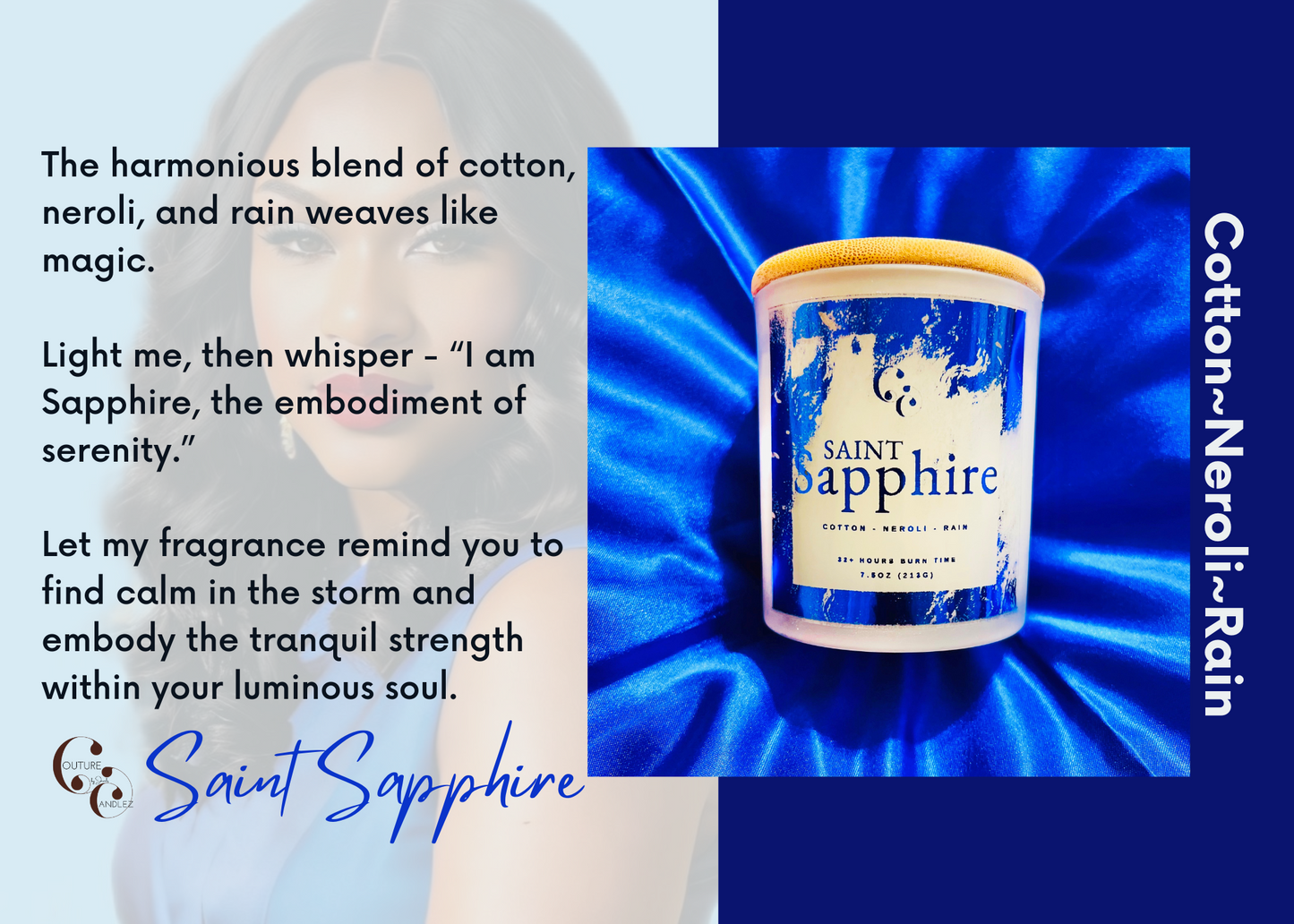 Saint Sapphire - Signature Candle
