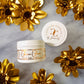 Couture Candlez by Jewelz luxury gold foiled mini candle with notes of lemon, sage, & vanilla (Ghana Glam)