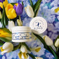 Couture Candlez by Jewelz luxury mini candle with notes of cotton, neroli, & rain (Saint Sapphire)