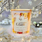 Couture Candlez by Jewelz luxury gold foiled candle with notes of lemon, sage, & vanilla (Ghana Glam)