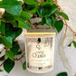 Couture Candlez by Jewelz luxury candle with notes of amber, bergamot, & leather (Onyx Oasis)