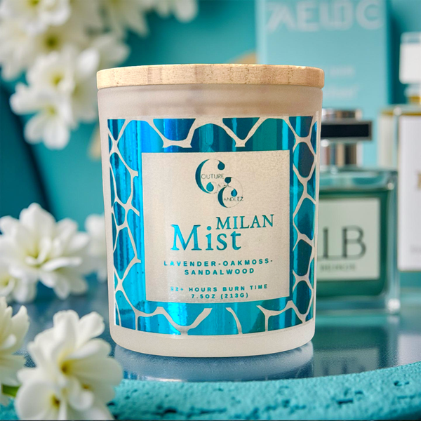 Milan Mist Luxury Candle | Lavender, Oakmoss & Sandalwood